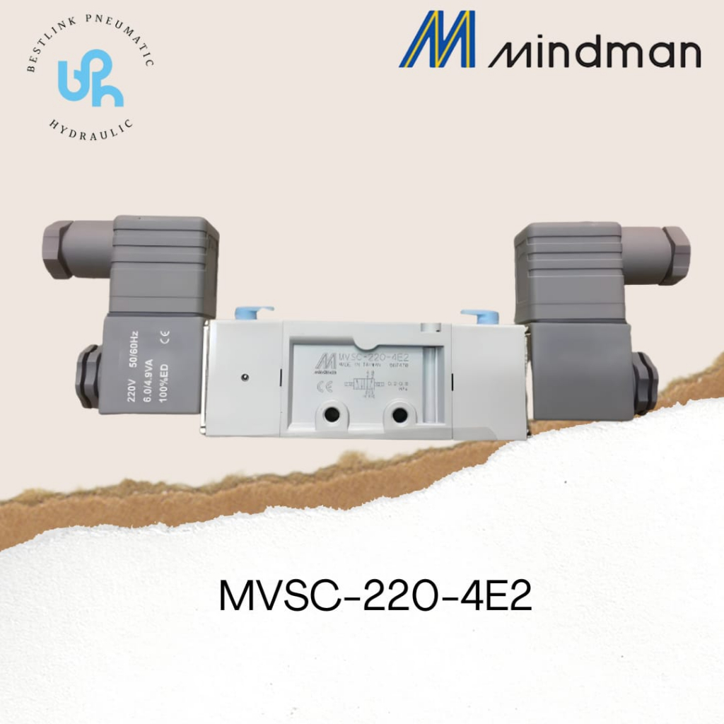 MINDMAN MVSC-220-4E2 DOUBLE COIL SOLENOID VALVE