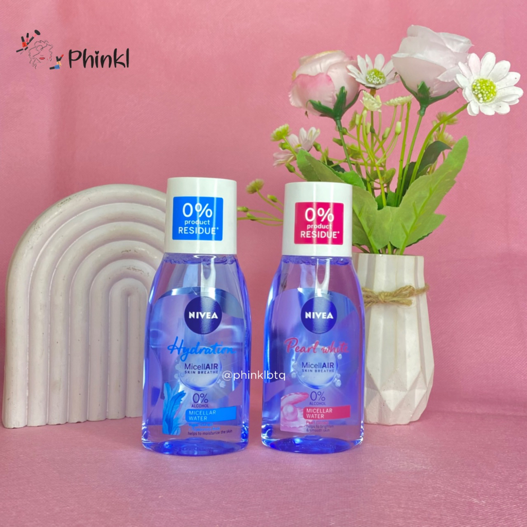 `ღ´ PHINKL `ღ´ ⓝⓘⓥⓔⓐ Nivea Micellar water pembersih makeup sekali oles kosmetik langsung bersih dengan bahan pemutih wajah