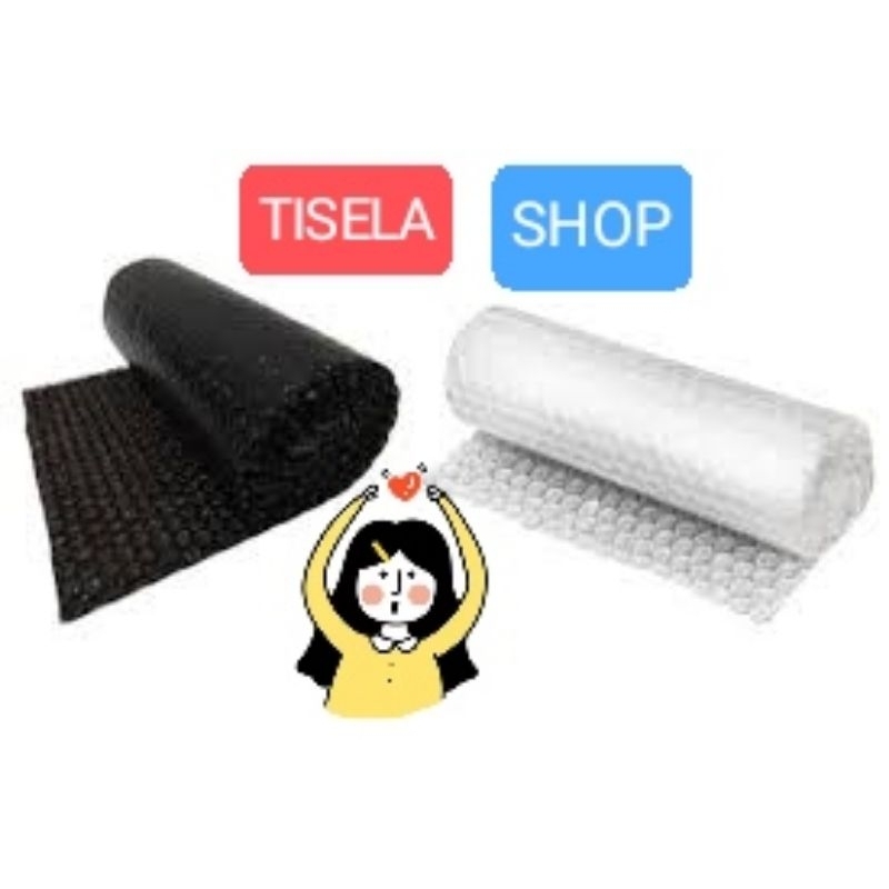 

Bubble Wrap tambahan packing putih / hitam random