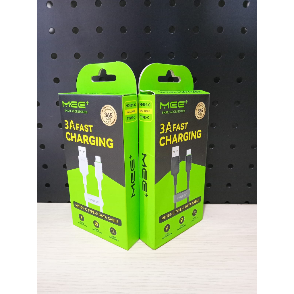 Kabel Data Type C Fast Charging 3A MEE+ MD101-C Kabel Type C 100CM