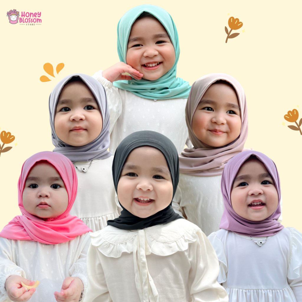 HONEYBLOSSOM pastan bayi / pastan bayi jersey premium zahra / hijab bayi