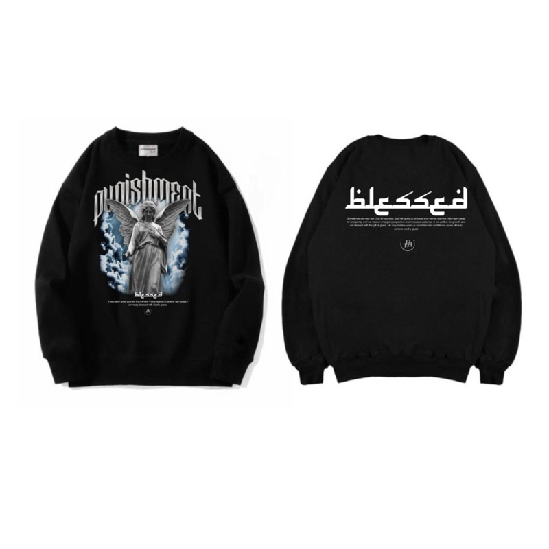 CREWNECK ORIGINAIL PUNISMENT/JAKET PRIA/SWEATER PRIA/HOODIE 100 OVERSIZE/HOODIE