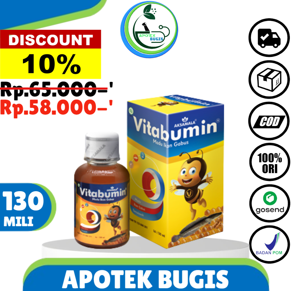 Madu Anak Vitabumin Untuk Kecerdasan Anak 130ml