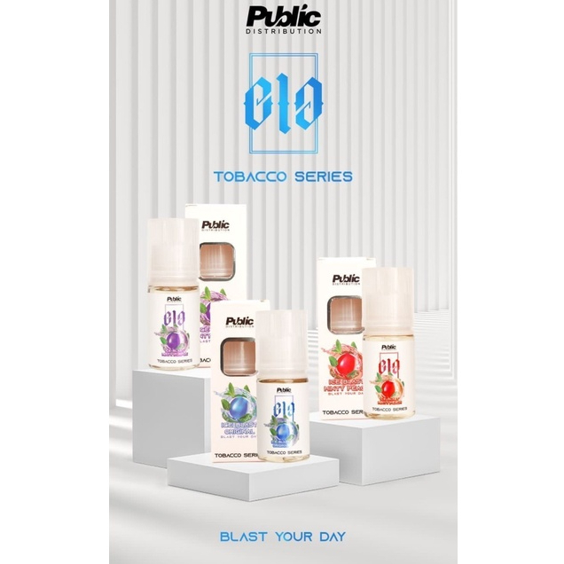 Elo Ice Blast Tobacco Series Salt Nic 30ML by Public Distribution