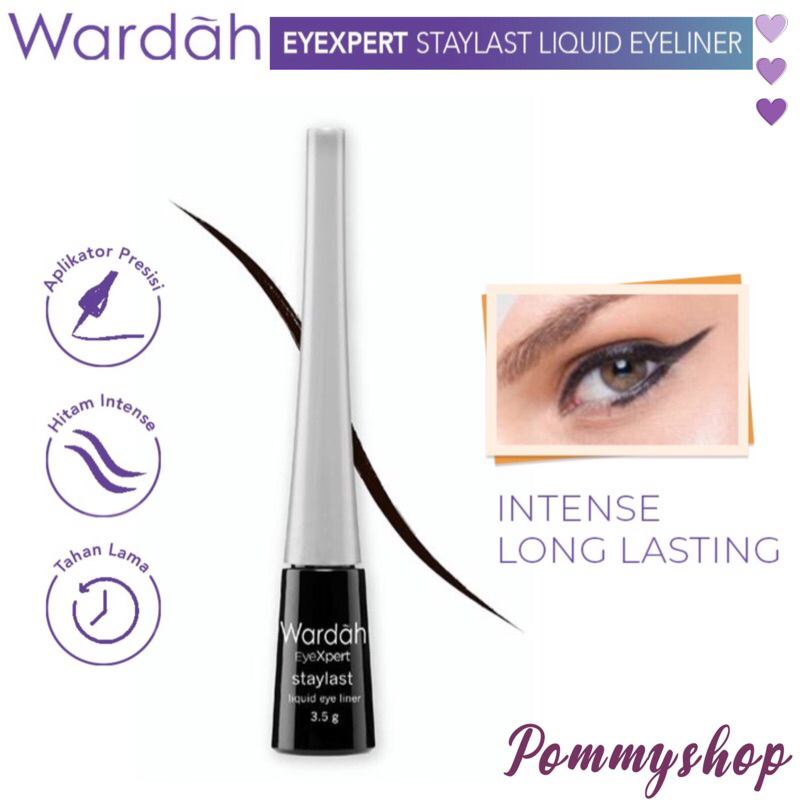 Wardah Eyexpert Staylast Liquid Eyeliner 3.5 | Waterproof Eyeliner