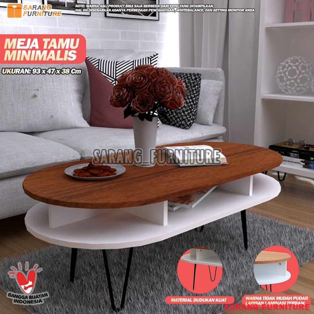 Moana Coffee Table Meja Tamu Meja Multifungsi Meja Ruang Tamu Meja Minimalis Meja Tamu Minimalis