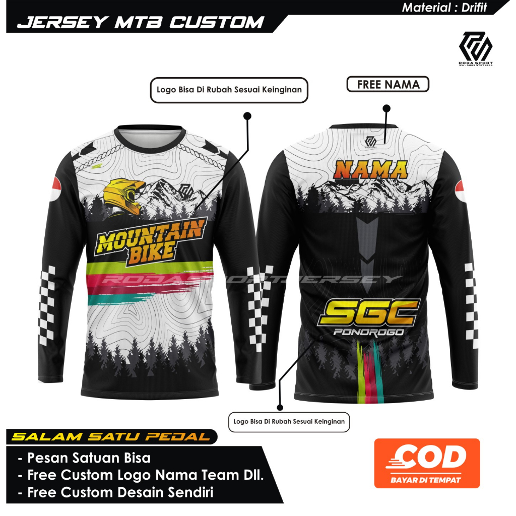 Jersey Gowes MTB fullprinting custom