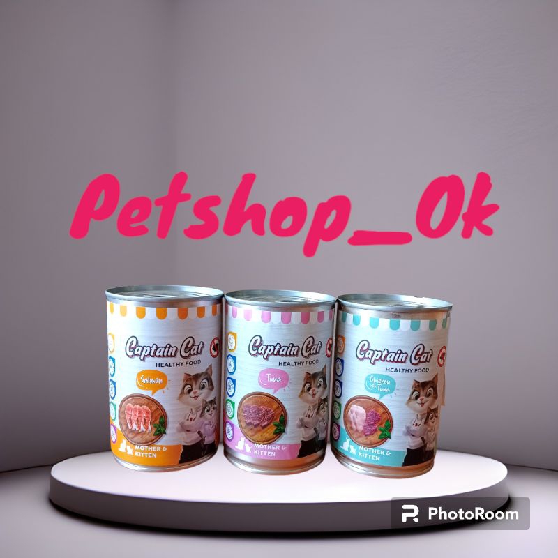 Captain cat Adult &amp; Kitten 400gr / Wetfood / Makanan kucing