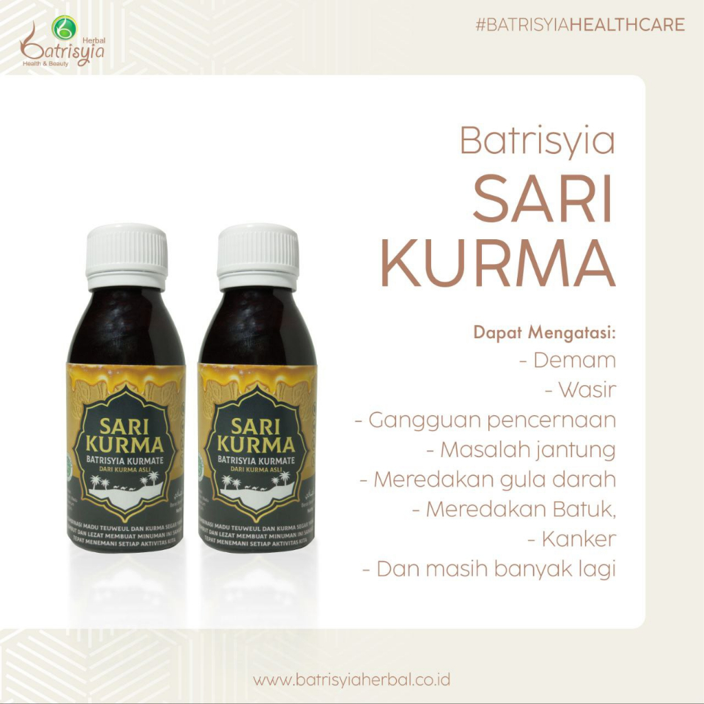 

Batrisyia Kurmate (Sari Kurma) 120gr