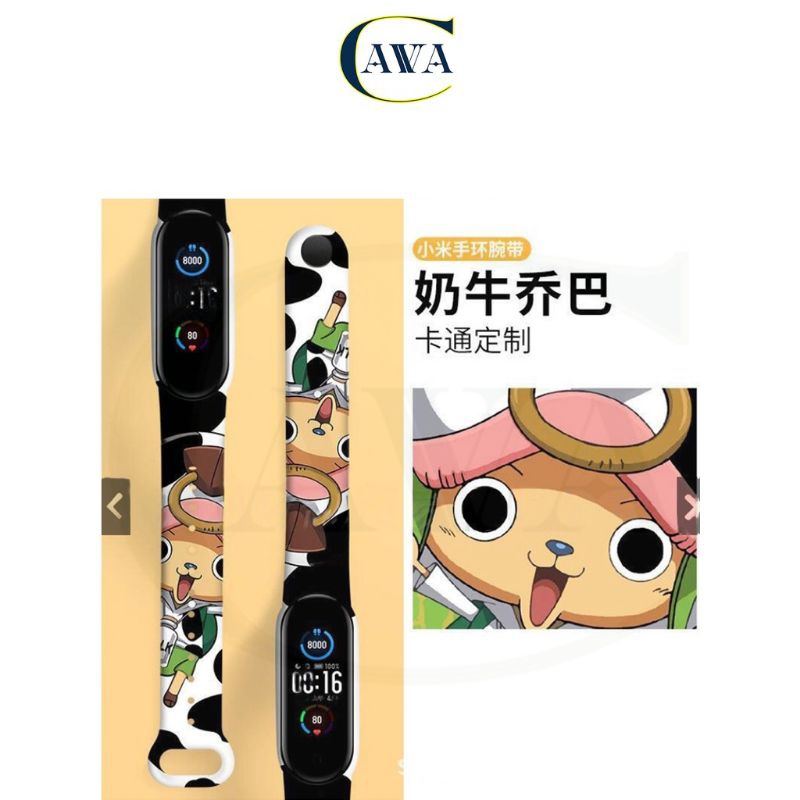 Strap Xiaomi Mi Band 7 / 6 / 5 Tali Anime Kartun Soft Silikon Miband