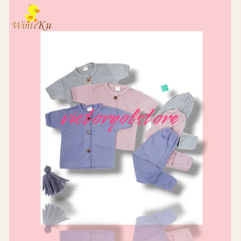 WINTEKU Piyama Setelan Baju Pendek Celana Panjang ( Pendek Panjang ) /piyama anak / piyama bayi