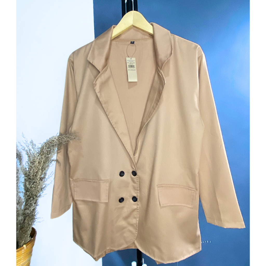 Ara Blazer Oversize Premium / Blazer Wanita Korea / Blazer Moscrepe Trendy Wanita Terbaru / Jas Wanita