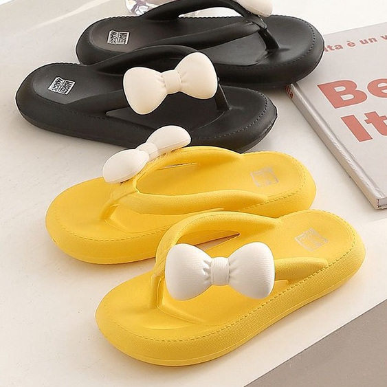 PVC Sandal Jepit Wanita Import LINTAX Bahan Jelly Lentur Empuk Motif Polos Sol Rubber Anti Slip