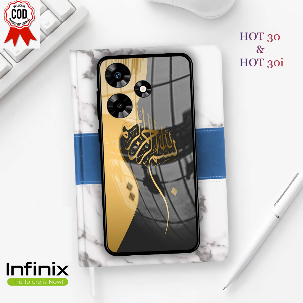 Softcase Kaca INFINIX HOT 30 & 30i  - Case Handphone INFINIX HOT 30 & 30i [T50]