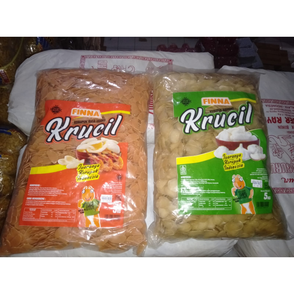 [Bal] Krucil Kerupuk Krupuk Finna Rasa Udang Dan Rasa Bawang - krucil*