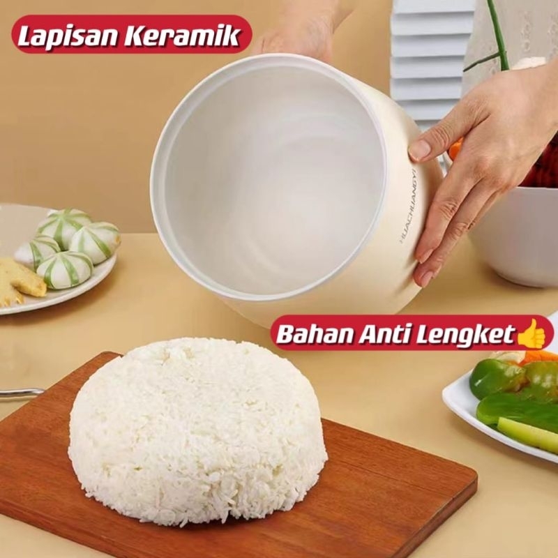 Rice Cooker Mini 1.6L Penanak Nasi / Magic Com Portable⭐ Mrlion ⭐