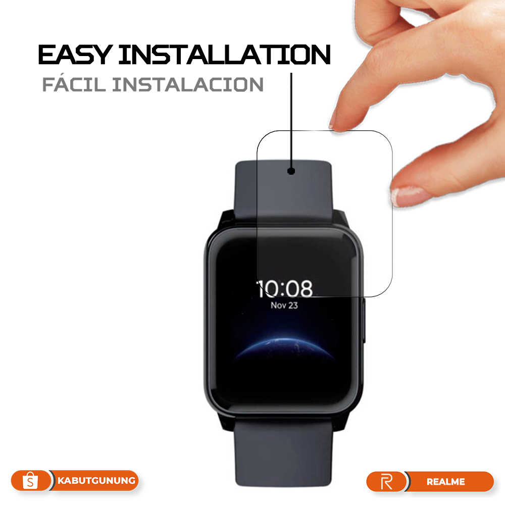 Anti Gores For Realme Watch 2 TPU Full Screen Protector
