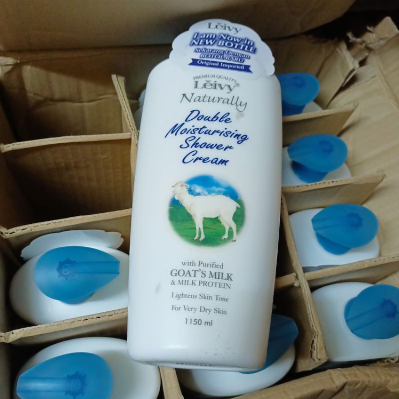 Leivy Shower Cream Goats Milk 1150ml Jumbo