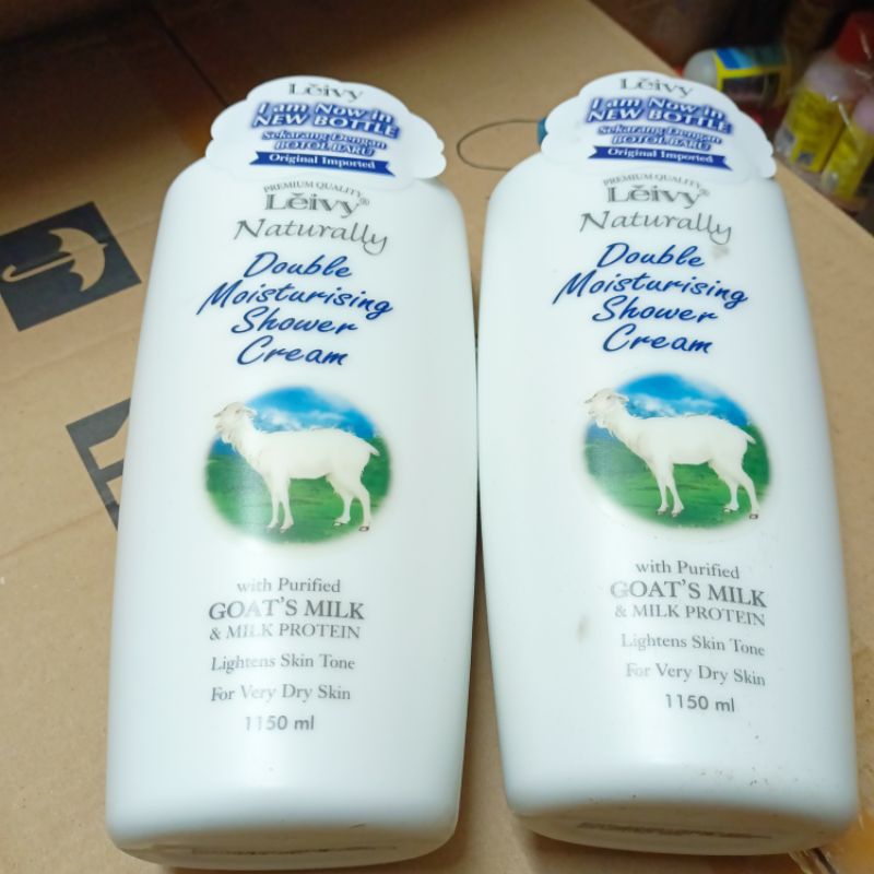 Leivy Shower Cream Goats Milk 1150ml Jumbo