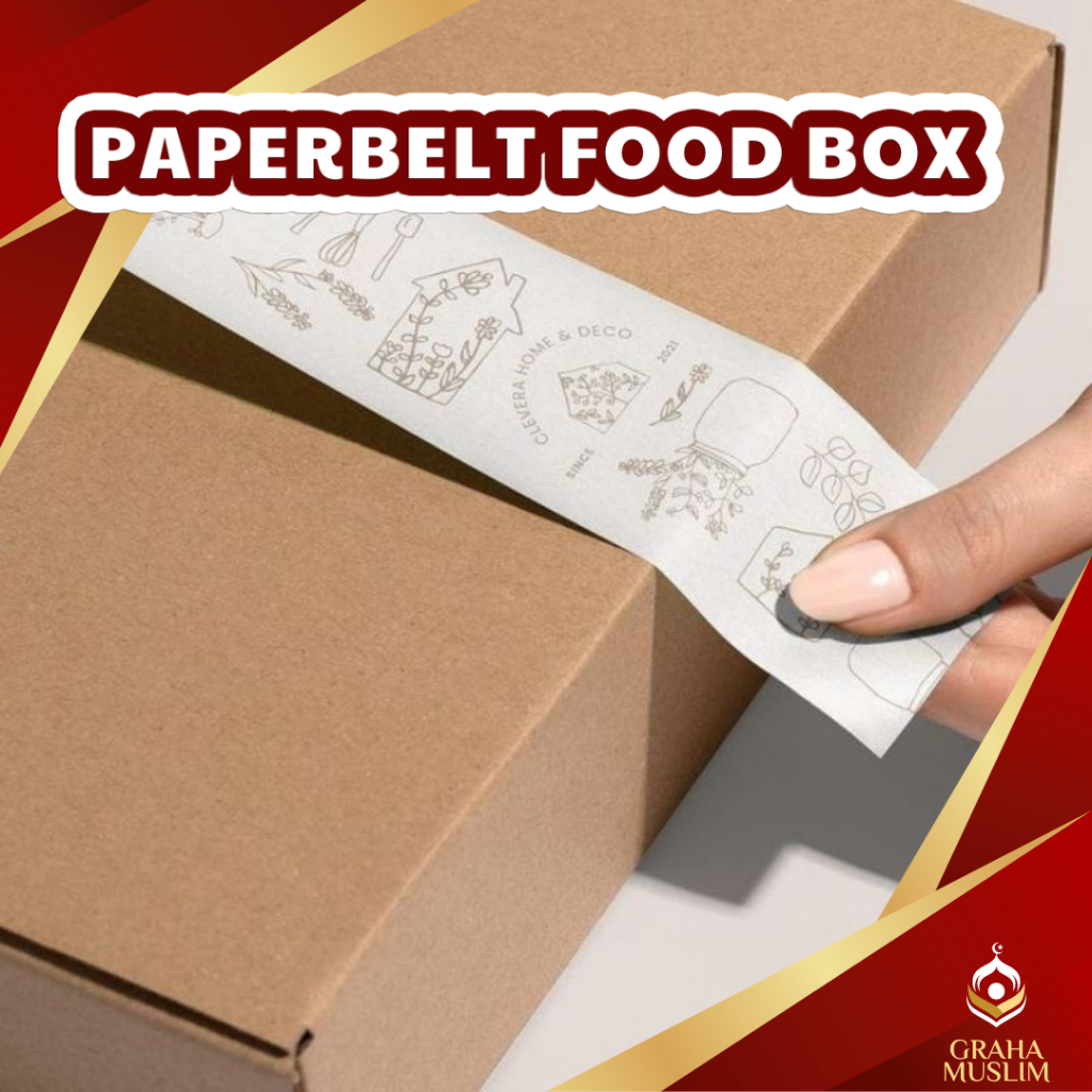 Paperbelt food box/paper Sleeve bento box