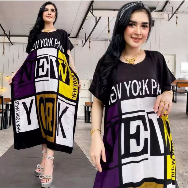 daster lowo jumbo newyork hitam busui friendly resleting depan model terbaru harga murah wanita kekinian