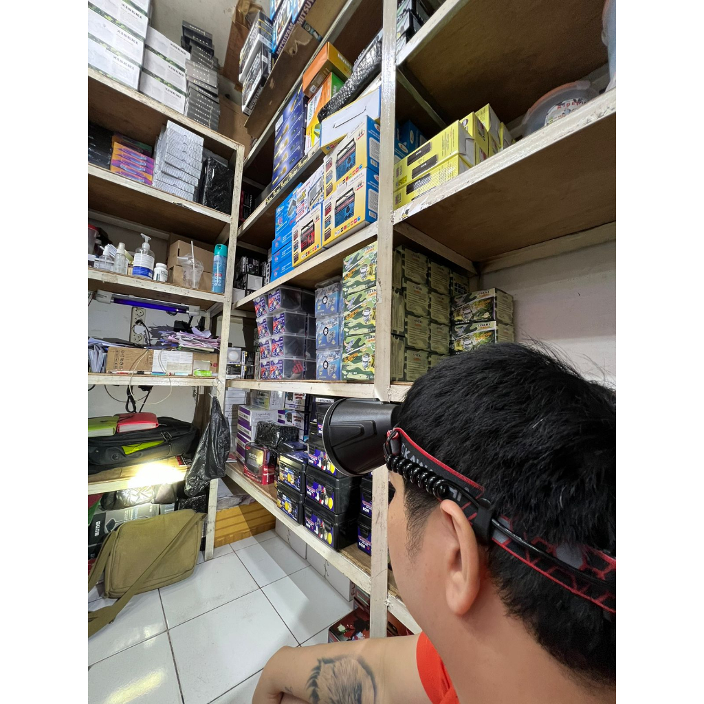 Senter Kepala KAWACHI 90W LY-390T - Headlamp Super Bright Powerbank