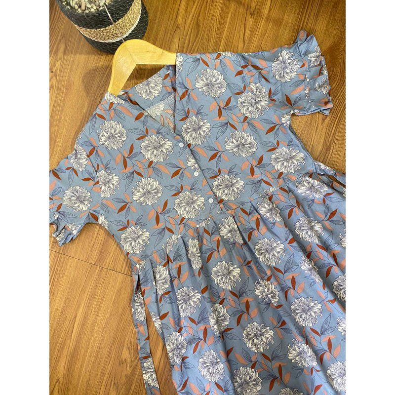 Daster korea dress kekinian/ daster murah kekinian/daster rayon adem korea