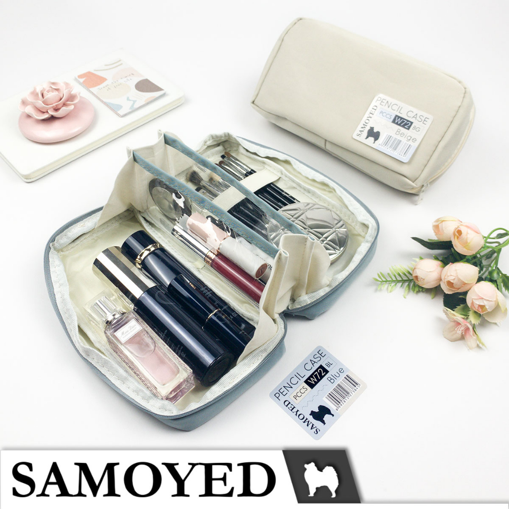 

SAMOYED PCCS-W72 Tempat / Kotak Pensil / Alat Tulis / Kosmetik / Dompet Kain / Stationery / Pencil /