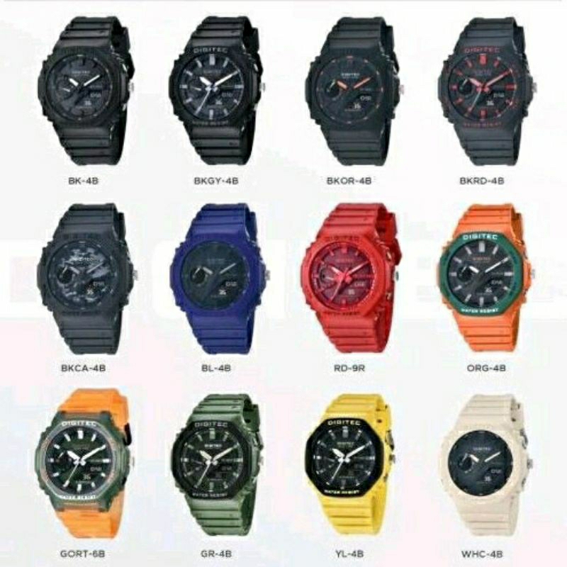 Jam Tangan Pria DIGITEC DA 3119 / DA-3119 / DA3119 /DA2119 / DA 2119T/DA2119T DA 2119 Watch Original