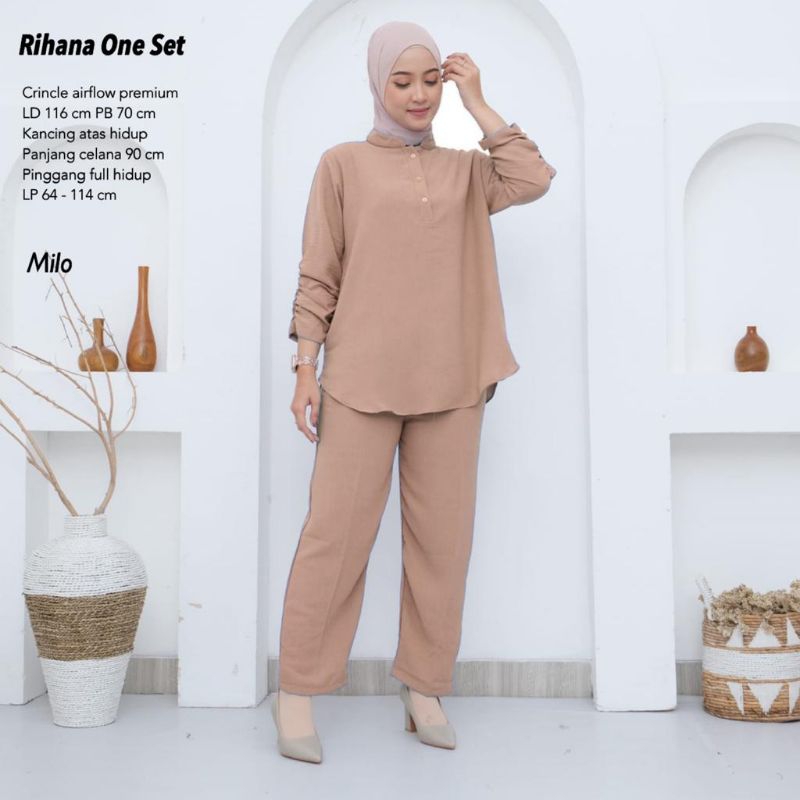 Setelan Airflow - RIHANA ONE SET //JF703