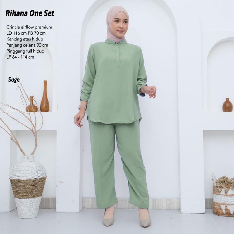 Setelan Airflow - RIHANA ONE SET //JF703