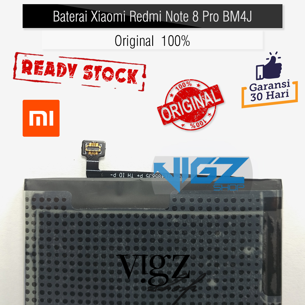 Baterai Xiaomi Redmi Note 8 Pro BM4J Original 100% Batre Battery