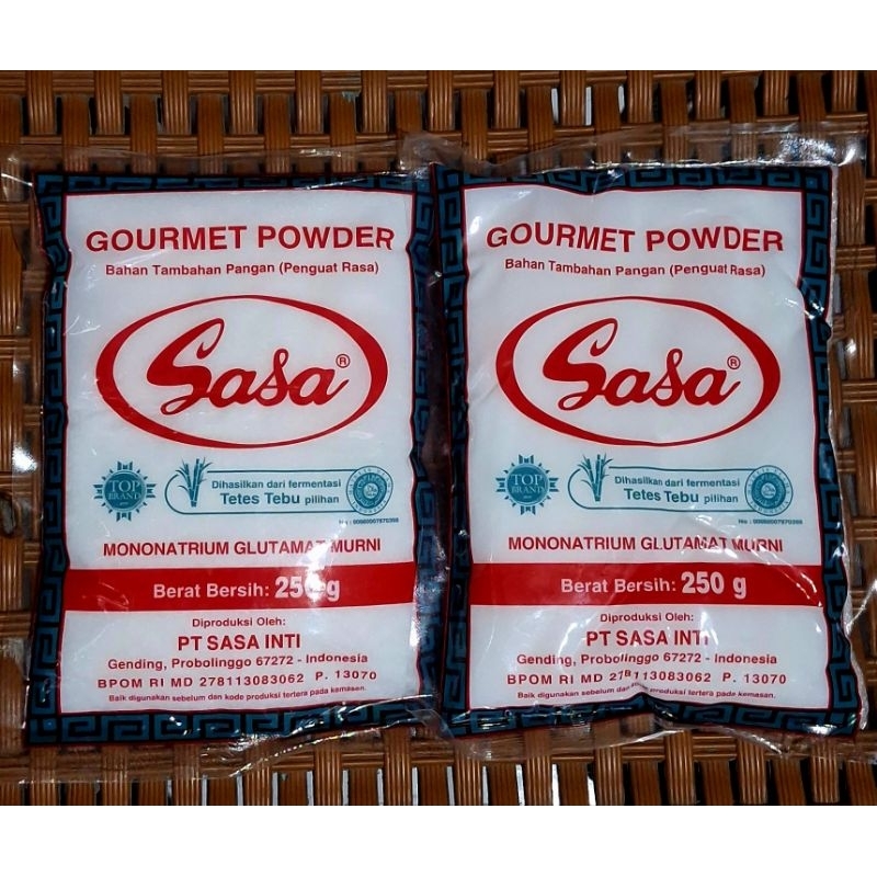 

Sasa 250g Bahan Tambahan Pangan (Penguat Rasa)