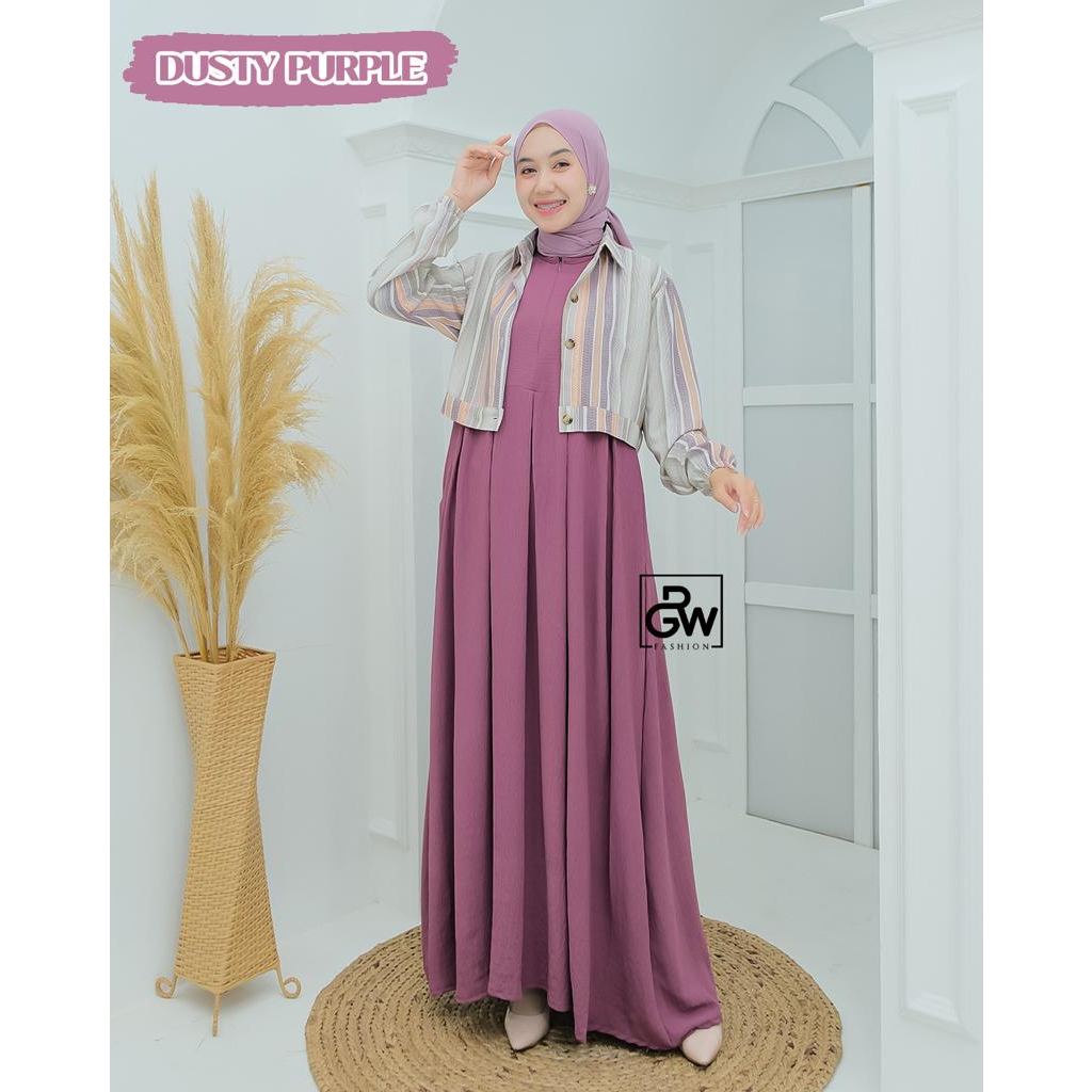 SET MAXI MIDI BLEZER SEIRA RGW DAN AMELIA MOTIF PRINTING PREMIUM CRINGKEL KATUN ZARA CROP TOP STYLE