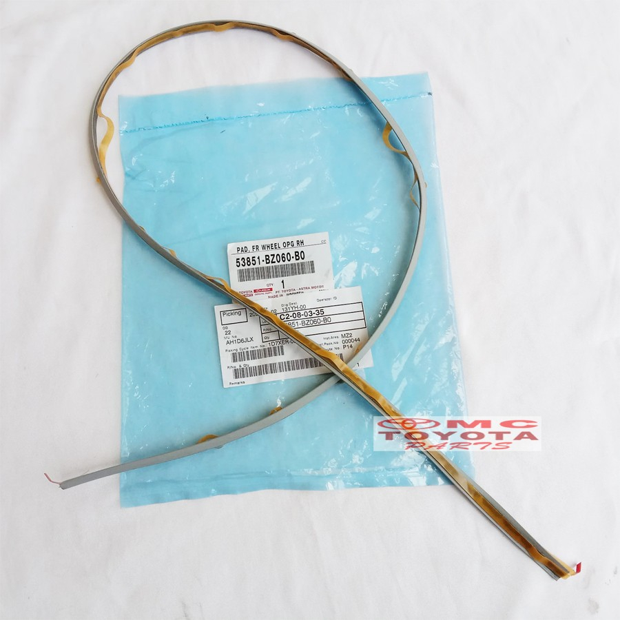 Pad Wheel Ext Karet Overfender Depan Fender Toyota Rush Terios 53851-BZ060-B0