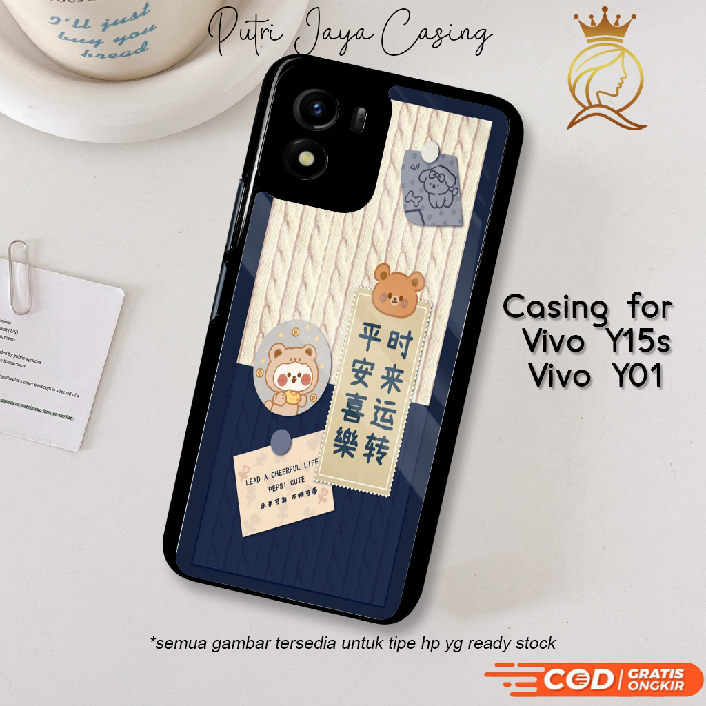 Case Hp Vivo Y15s Y01 Casing Vivo Y15s Y01 Motif 02 CUTE Casing Terbaru Case Karakter Lucu Casing Lu