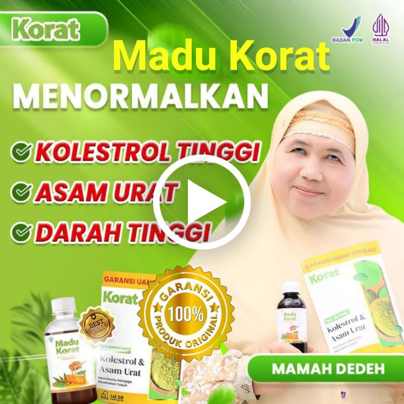 (𝟭𝟬𝟬𝟬%𝗢𝗥𝗜𝗚𝗜𝗡𝗔𝗟) 𝗠𝗔𝗗𝗨 𝗞𝗢𝗥𝗔𝗧 𝗔𝗦𝗟𝗜 Madu Korat Asli Original Madu Herbal Menyembuhkan Kolesterol Dan Asa