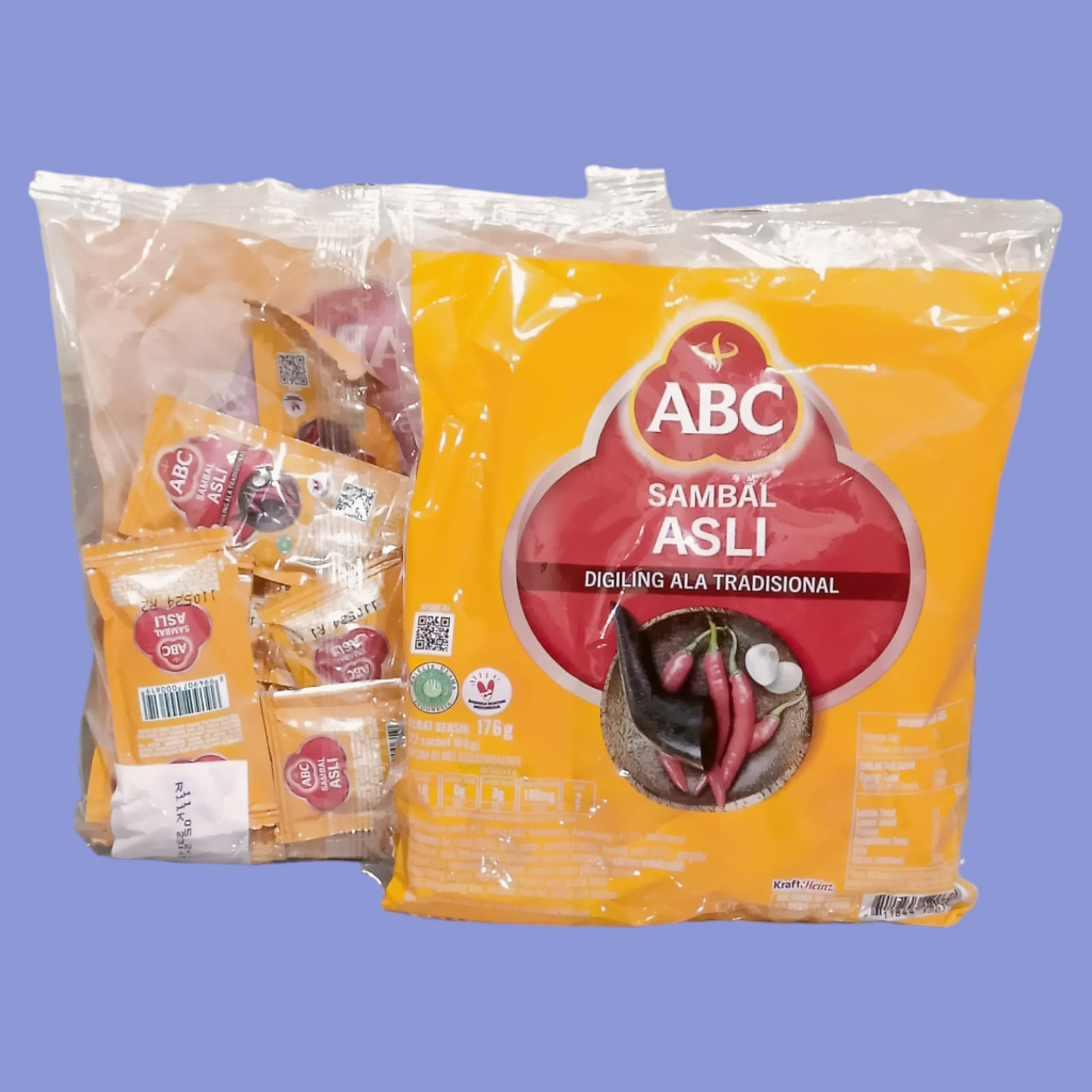 

ABC Sambal Asli Saus Sambal 8gr [22 Sachet/pack]