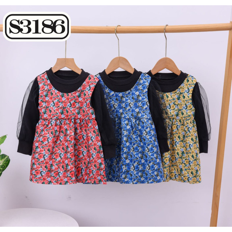 Dress anak perempuan Import 1-4 Tahun A090