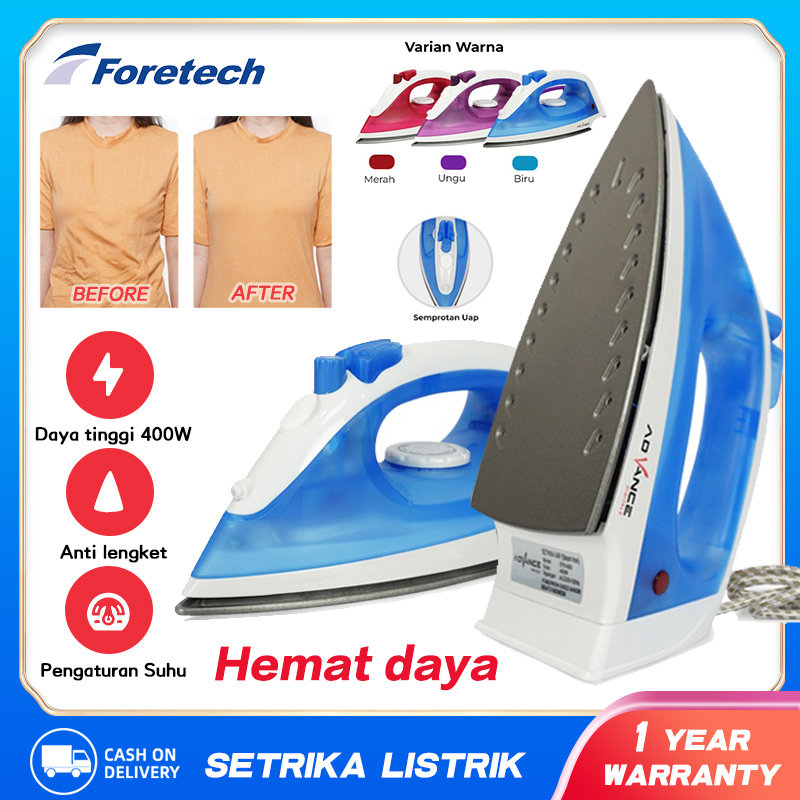 Setrikaan Promo Murah Setrika Uap Listrik Pakaian Original Maspion Ori Hemat Listrik 350 Watt Gosoka