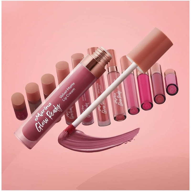 Marina Glow Ready Velvet Matte Lip Cream [5ML]