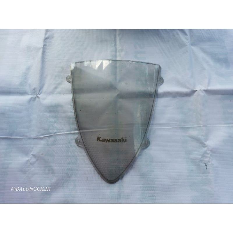 WINSHIELD,VISOR ORI NINJA 250 KARBU ORIGINAL
