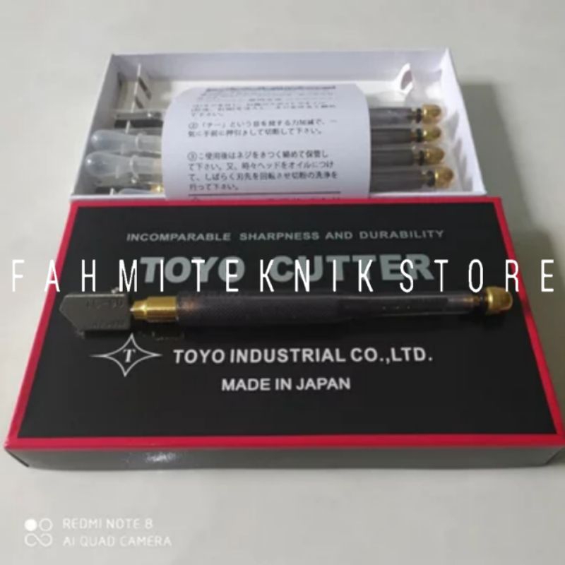 glass oil cutter toyo tc 90 asli japan pisau potong kaca pisau pemotong kaca alat potong kaca pisau 