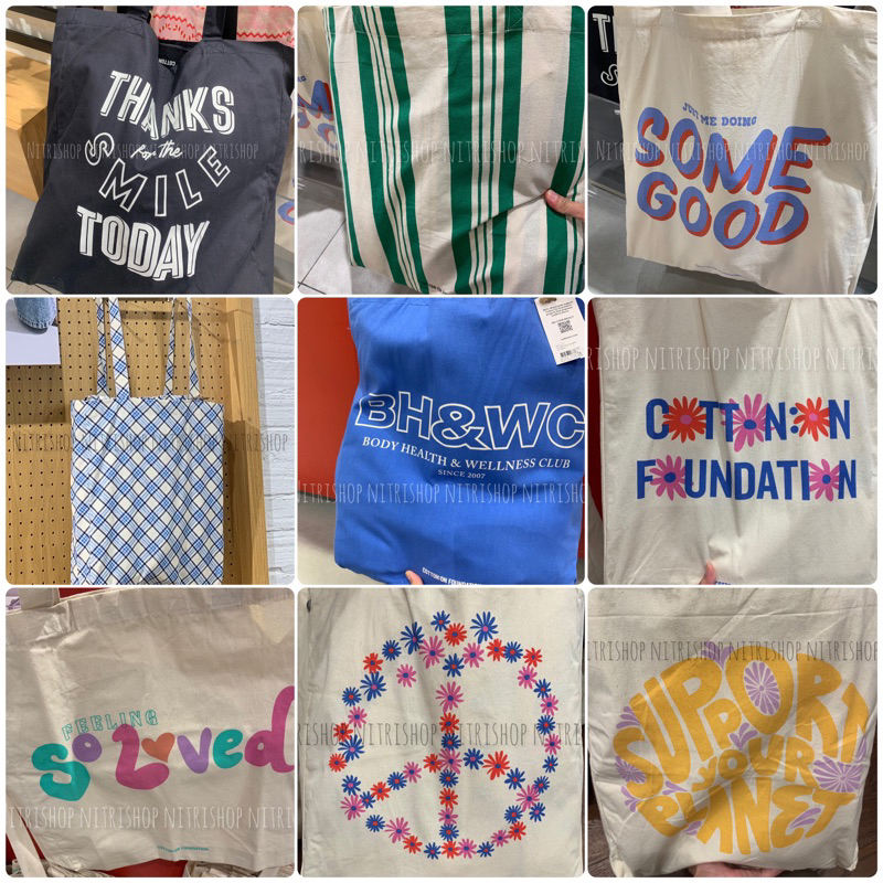 cotton on tote bag part 3