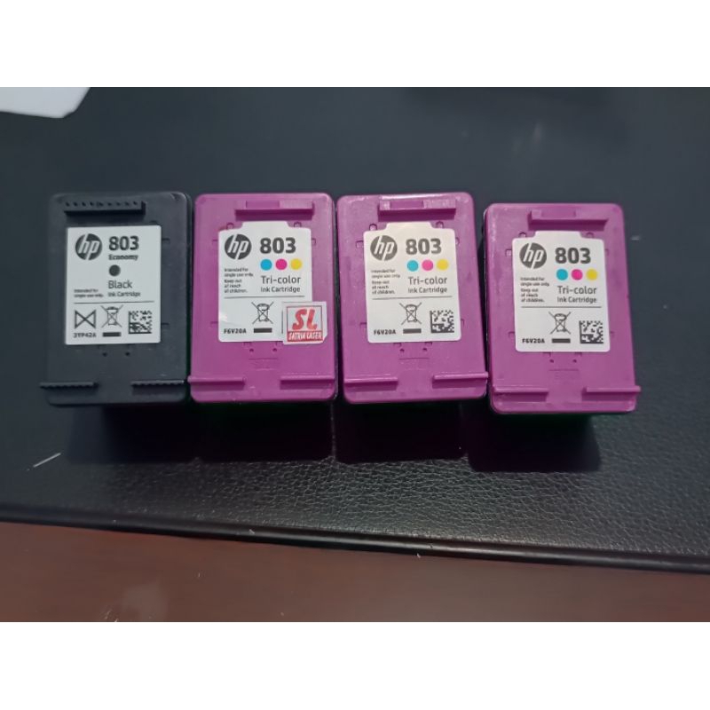 kosongan cartridge tinta hp deskjet 2623 Hitam - 803