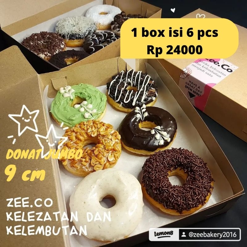 

DONAT KENTANG JUMBO 9CM ZEE.CO PENGIRIMAN INSTAN 6 PCS = RP 24000