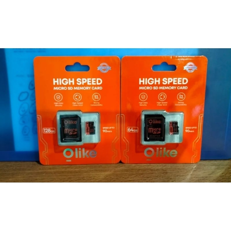 OLIKE TF64 TF128 TF CARD MICRO SD MEMORI CARD CLASS 10 OLIKE ORIGINAL