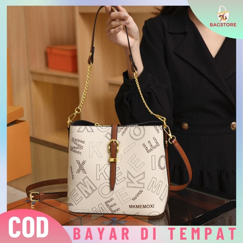 [IMPORT] T8524 - TAS SELEMPANG WANITA FASHION IMPORT - DAPAT 2 TALI - 76BAGSTORE