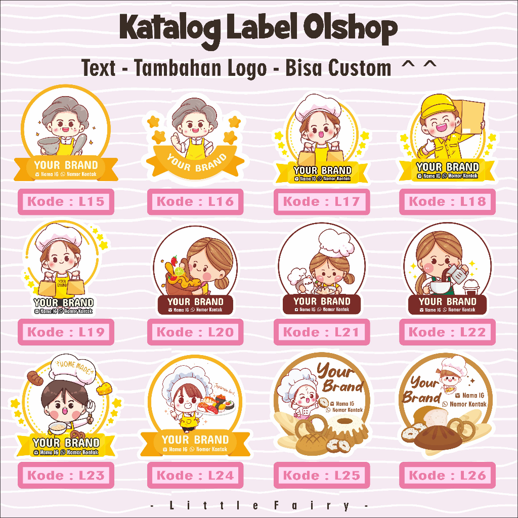 

stiker cutting waterproof / stiker label / label nama / stiker custom / stiker produk / label produk