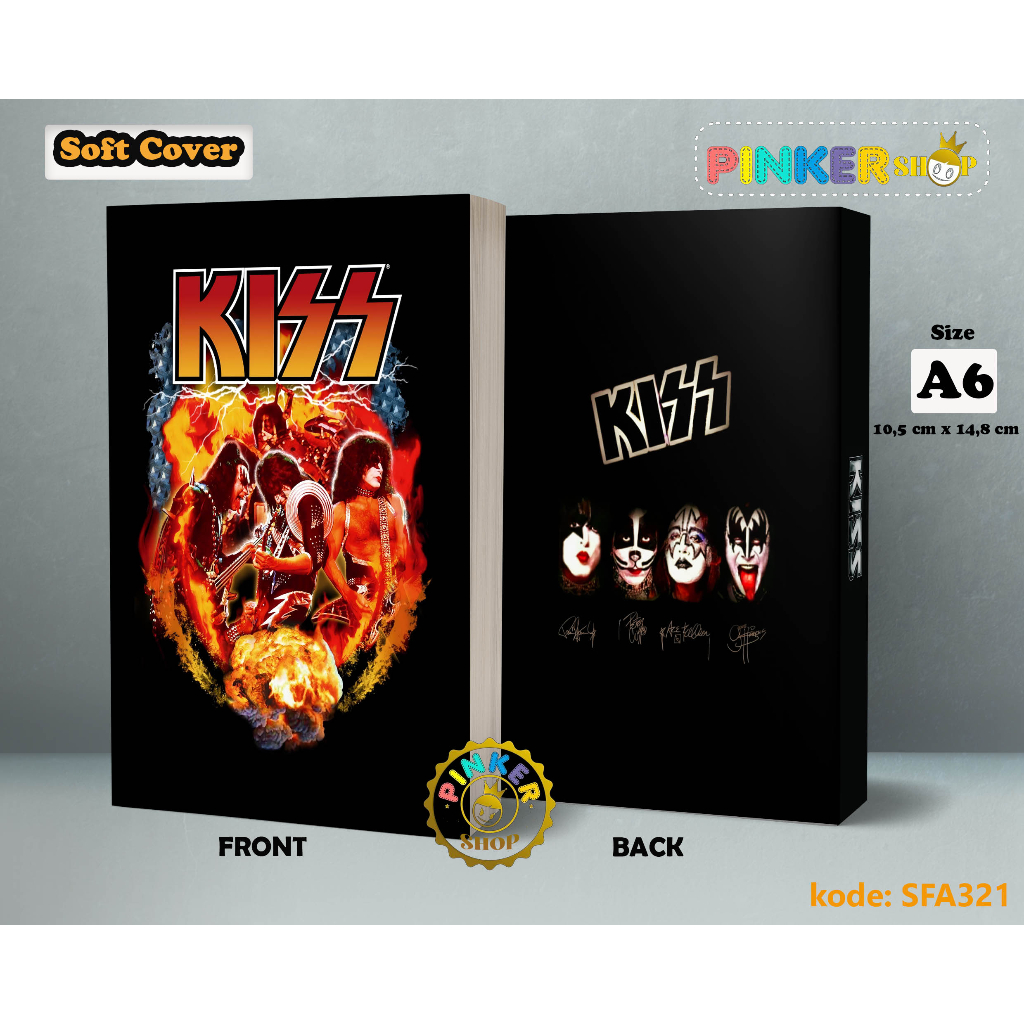 

(SFA321) Pocket Note Band Kiss Softcover